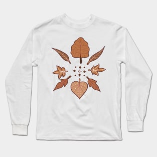 Brown leaf Long Sleeve T-Shirt